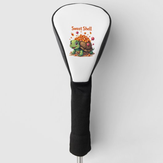 Snoepjes schildpad golfheadcover (Voorkant)