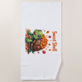 Snoepjes schildpad strandlaken (Voorkant)