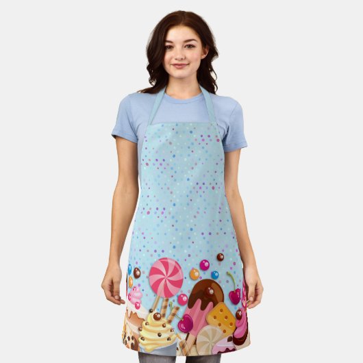 Snoepjes Schort (Gedragen)
