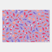 Snoepjes snoep ontwerp inpakpapier vel (Voorkant 3)