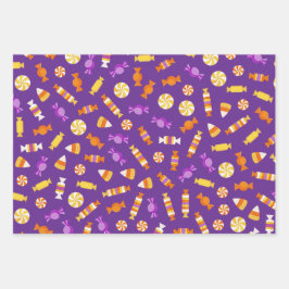 Snoepjes snoep ontwerp inpakpapier vel