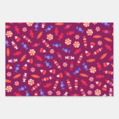 Snoepjes snoep ontwerp inpakpapier vel (Voorkant 3)