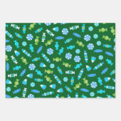 Snoepjes snoep ontwerp inpakpapier vel (Voorkant 2)