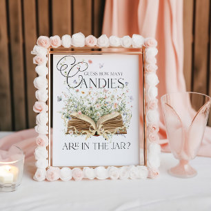 Snoepjes Spel Nieuw Chapter Book Theme Wildflower Poster