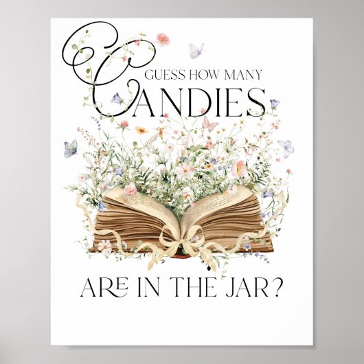 Snoepjes Spel Nieuw Chapter Book Theme Wildflower Poster (Voorkant)