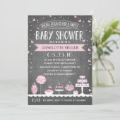 Snoepjes staaf | Baby Shower Kaart (Staand voorkant)