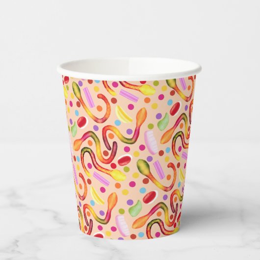 Snoepjes tas papieren bekers (Links)