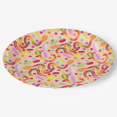 Snoepjes tas papieren bordje (Gekanteld)