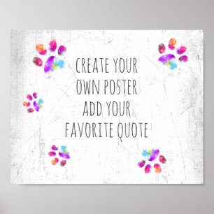 snoepjes toevoegen jouw tekst in nood poster