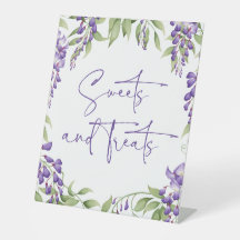 Snoepjes & Treats Modern Bloemenscript Bruiloft Ev