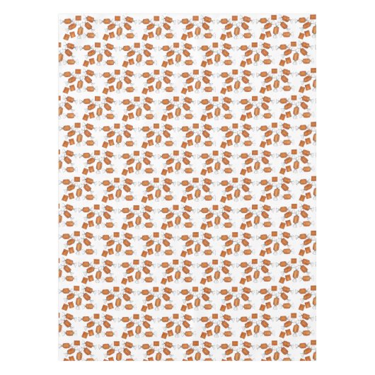 Snoepjes van gezouten karamelkaramel Snoep Tafelkleed (Voorkant)