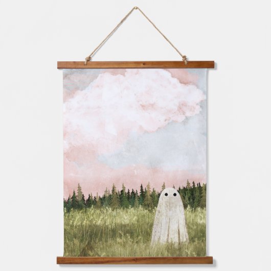 Snoepjes van katoen hangend wandkleed (Voorkant)