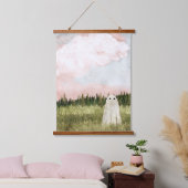 Snoepjes van katoen hangend wandkleed (Slaapkamer)