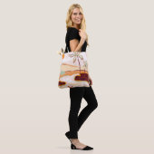 Snoepjes van katoen tote bag (Op model)