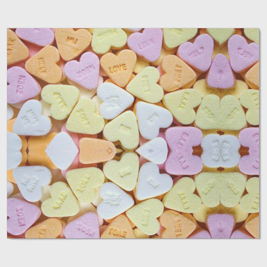Snoepjes van Valentijnse  Verpakkingspapier Cadeaupapier (Vlak)