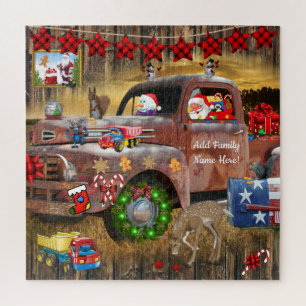  snoepjes voor de kerstman van Truck Legpuzzel
