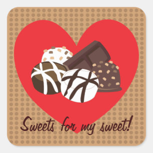 Snoepjes voor mijn lief! Stickers