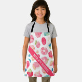 Snoepjes Waterverf Kleurrijk Gepersonaliseerd Patr Schort (Insitu)