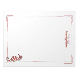 Snoepjes zeepaardje niet gevoerd notitieblok