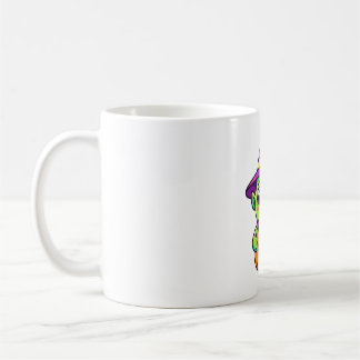 Snoepkabouter met pompoenmand koffiemok