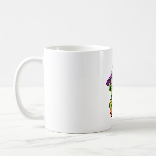 Snoepkabouter met pompoenmand koffiemok (Links)