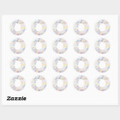 snoepketting ronde sticker (Vel)