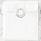 snoepketting ronde sticker (Tas)