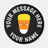 Snoepmais cartoon koelkastmagneet met aangepaste t magneet (Voorkant)