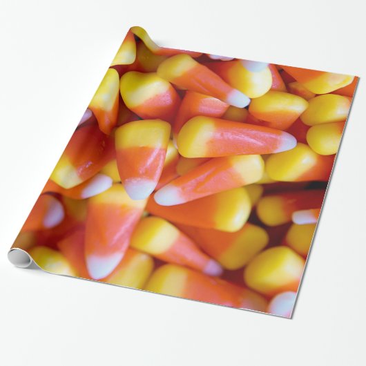 "snoepmaïs" Halloween WRAPPING PAPER Cadeaupapier (Uitgerold)