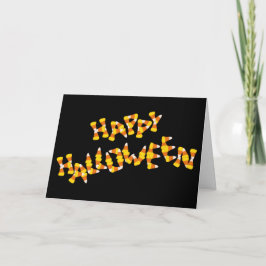 snoepmaïs happy halloween groet kaart