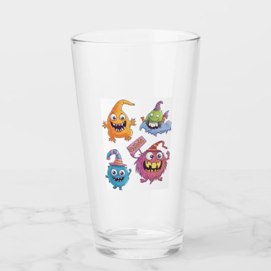 Snoepmonsterparade Glas (Voorkant)