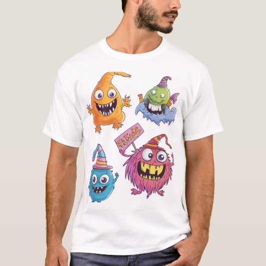 Snoepmonsterparade T-shirt (Voorkant)