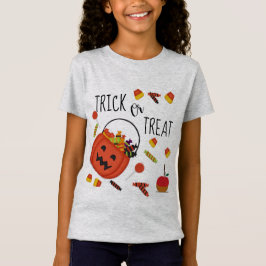 Snoepontwerp voor Trick or Treat T-shirt