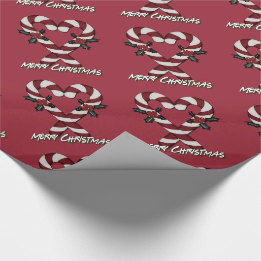 Snoeppapier voor kerstsnoepriet cadeaupapier (Hoek)