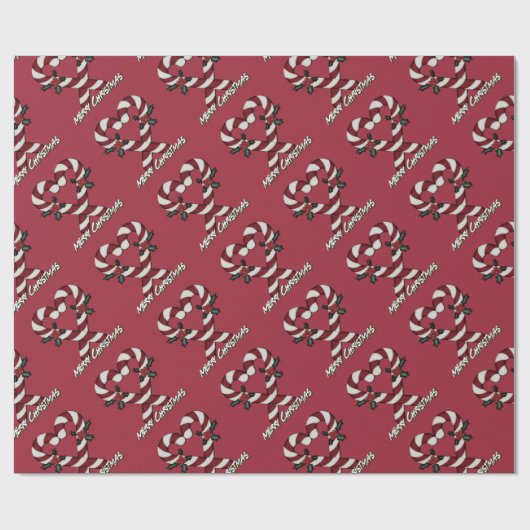 Snoeppapier voor kerstsnoepriet cadeaupapier (Vlak)