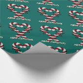Snoeppapier voor kerstsnoepriet cadeaupapier (Hoek)