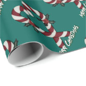 Snoeppapier voor kerstsnoepriet cadeaupapier (Rol Hoek)
