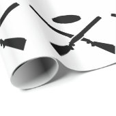 Snoeppistolen voor het schieten met een overval cadeaupapier (Rol Hoek)