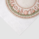 Snoepplaatafklokface Tissuepapier (Detail)