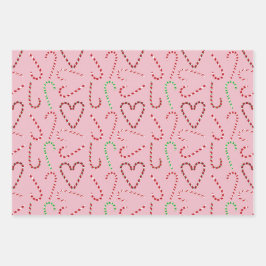 Snoepriet cadeau wrap 3 pack inpakpapier vel