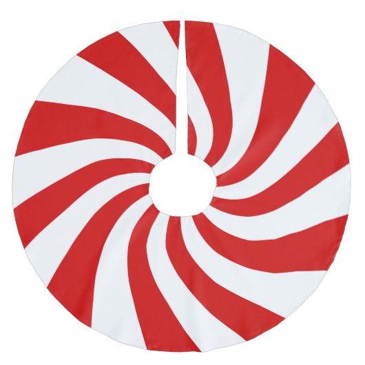 snoepriet geborsteld geborsteld polyesterboomrok kerstboom rok (Voorkant)