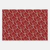 Snoepriet harten en linten cadeau wrap inpakpapier vel (Voorkant 3)