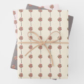 Snoepriet inpakpapier. Cadeauverpakking. Inpakpapier Vel (In situ)