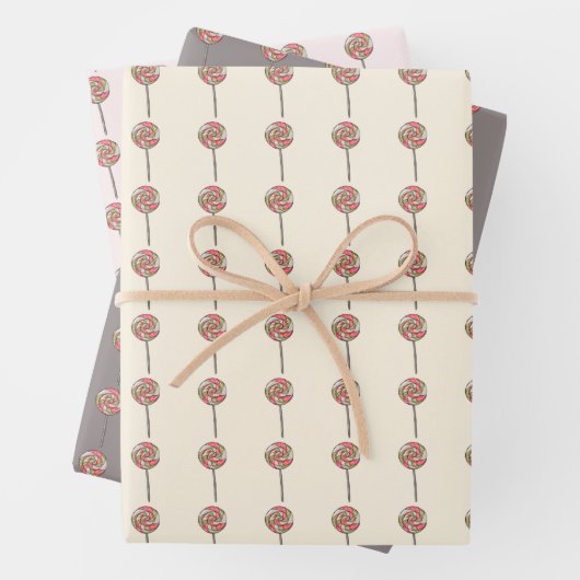 Snoepriet inpakpapier. Cadeauverpakking. Inpakpapier Vel (In situ)