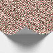 Snoepriet Kerst naadloos Flat Holiday Kaart Cadeaupapier (Hoek)