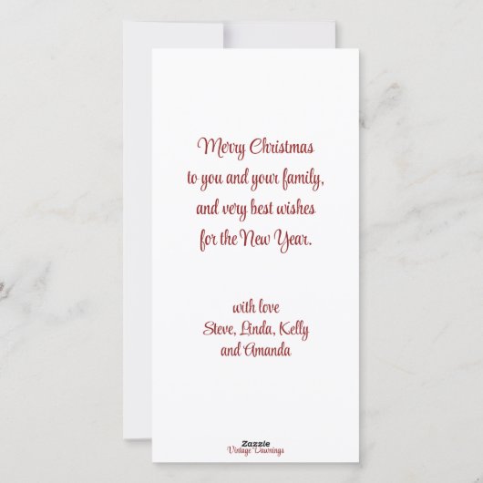 snoepriet kerstmis feestdagenkaart (Achterkant)