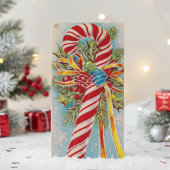 snoepriet kerstmis feestdagenkaart