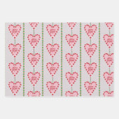 snoepriet Merry en Bright 3 pack cadeau wrap Inpakpapier Vel (Voorkant 3)