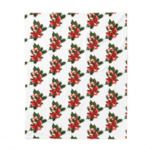 Snoepriet met Holly Retro kerstpatroon