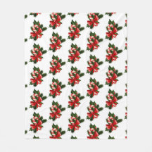 Snoepriet met Holly Retro kerstpatroon